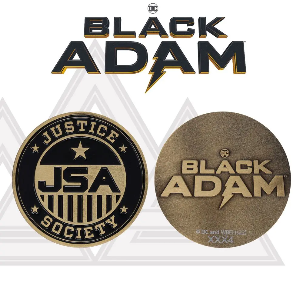 DC Comics Black Adam Medaille Justice Society of America Limited Edition Produktfoto
