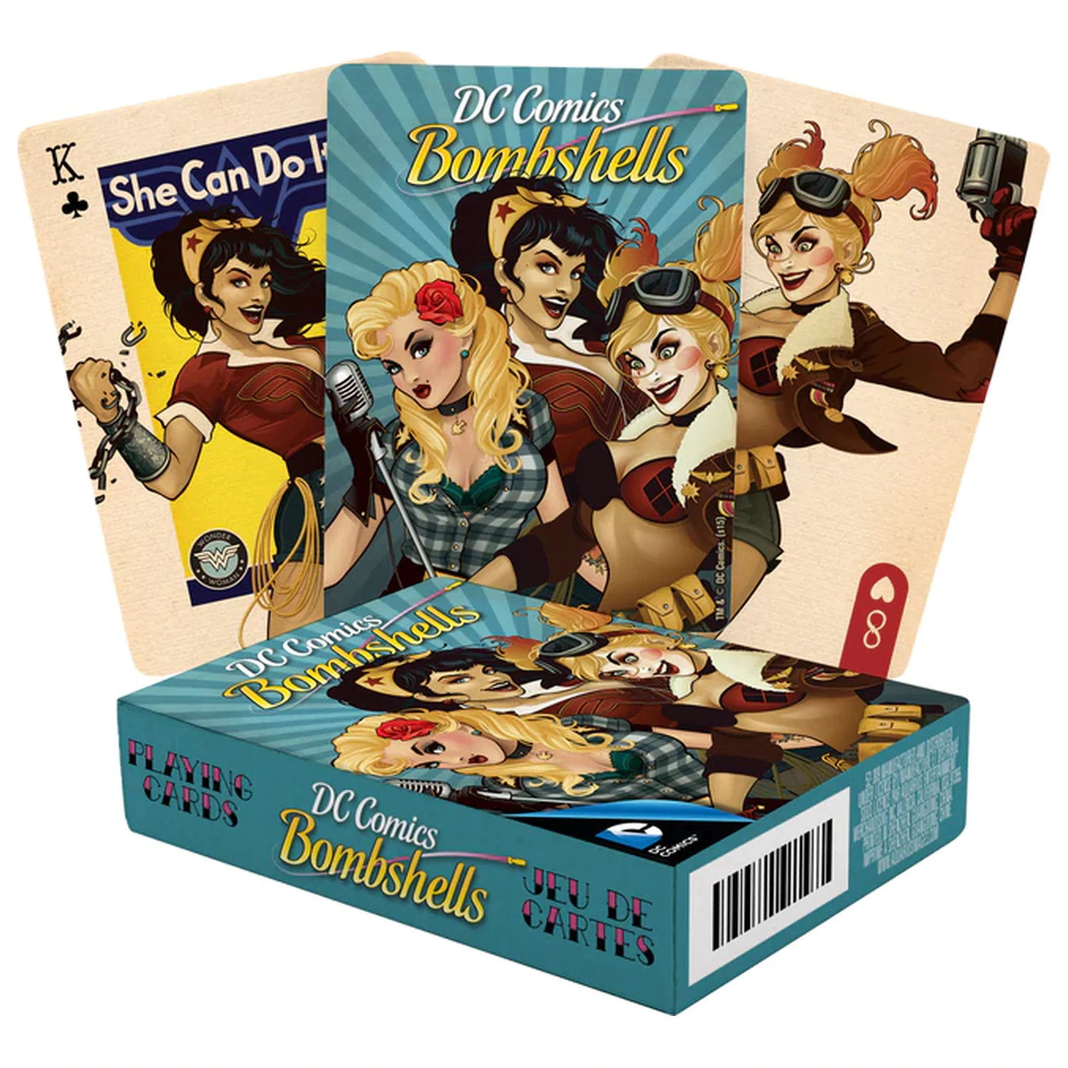 DC Comics Bombshells Spielkarten Produktfoto