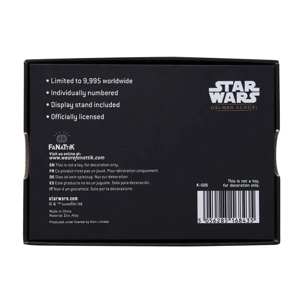 Star Wars Metallbarren Obi-Wan Kenobi Limited Edition Produktfoto