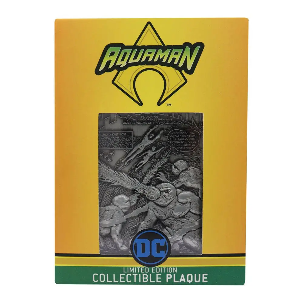 DC Comics Metallbarren Aquaman Limited Edition Produktfoto