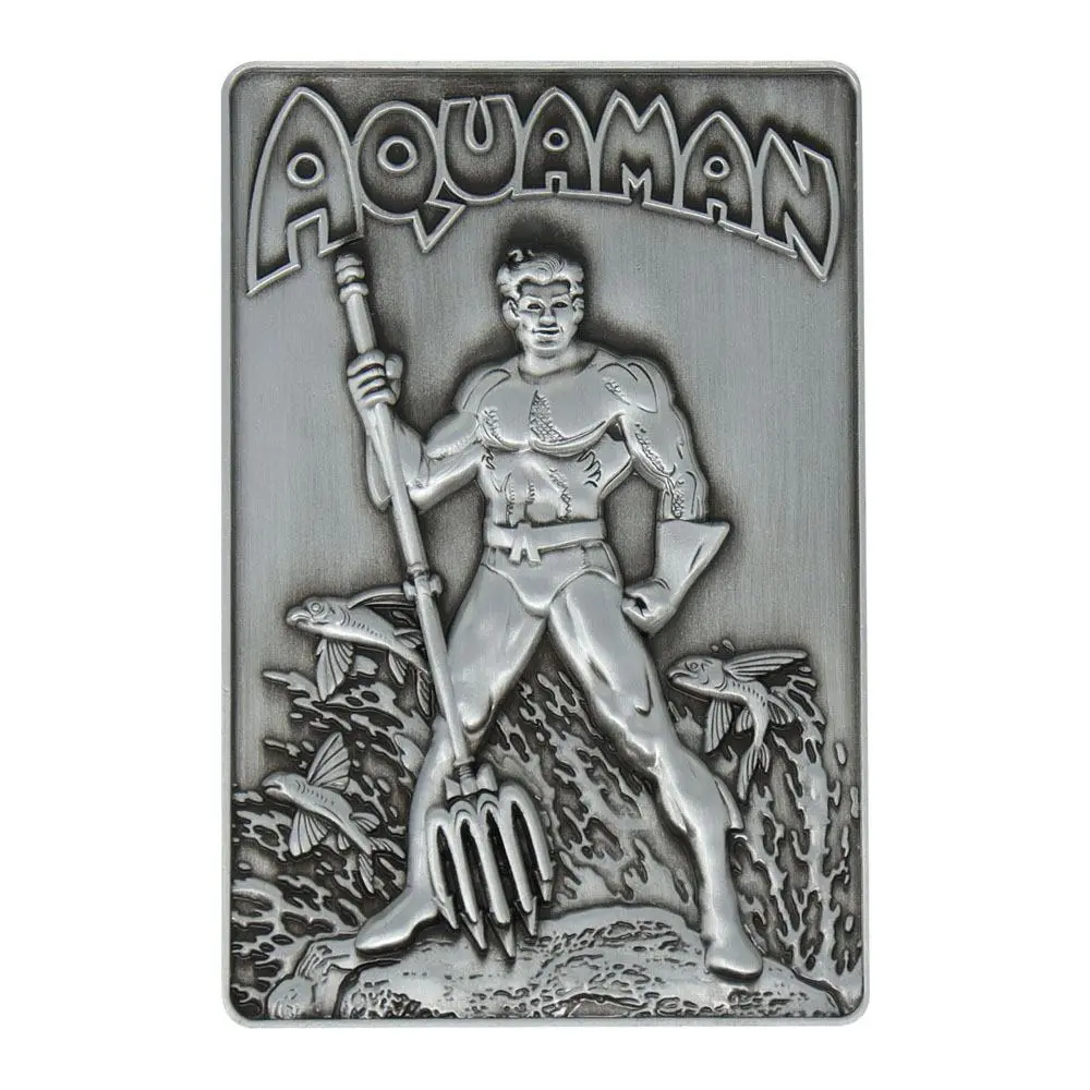 DC Comics Metallbarren Aquaman Limited Edition Produktfoto