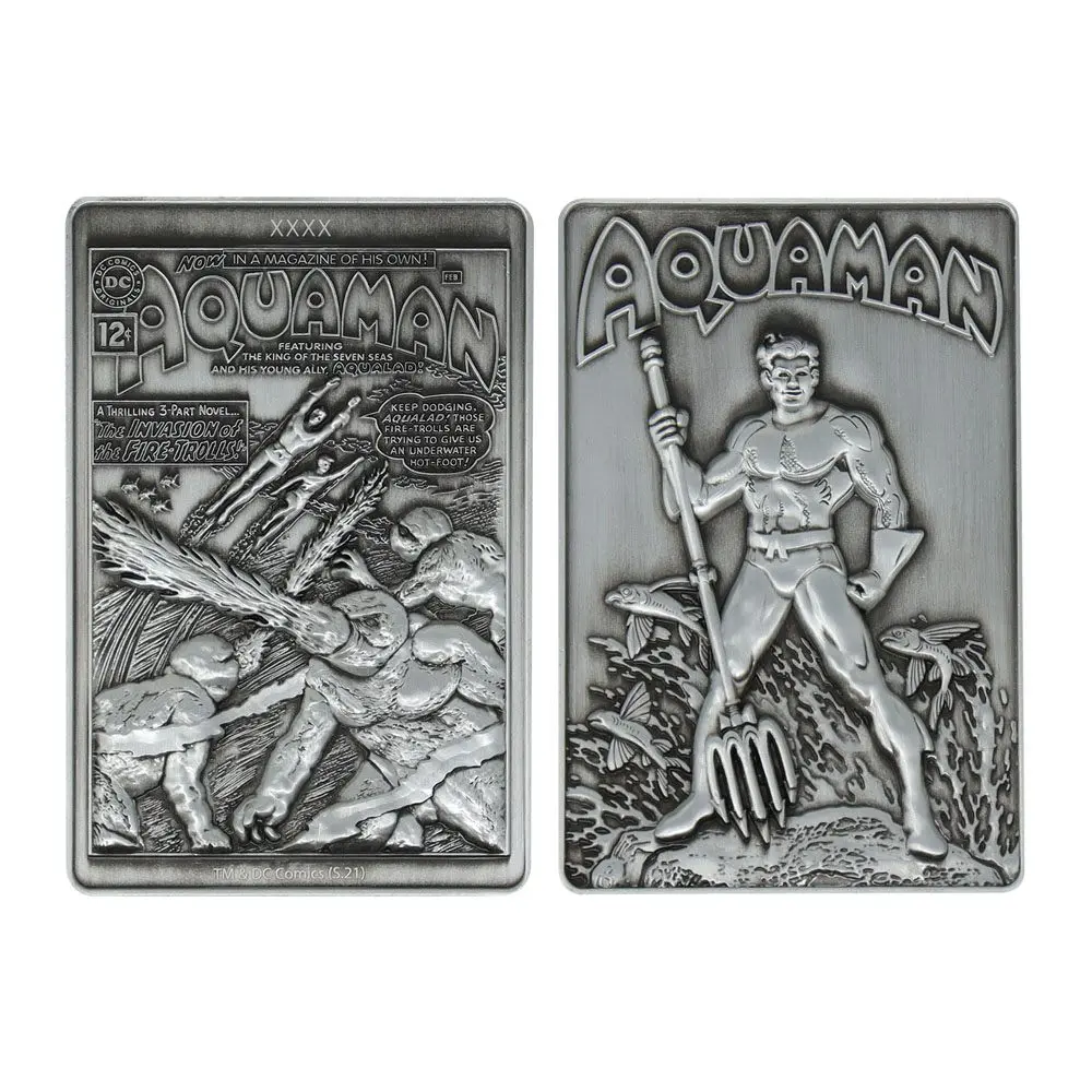 DC Comics Metallbarren Aquaman Limited Edition Produktfoto