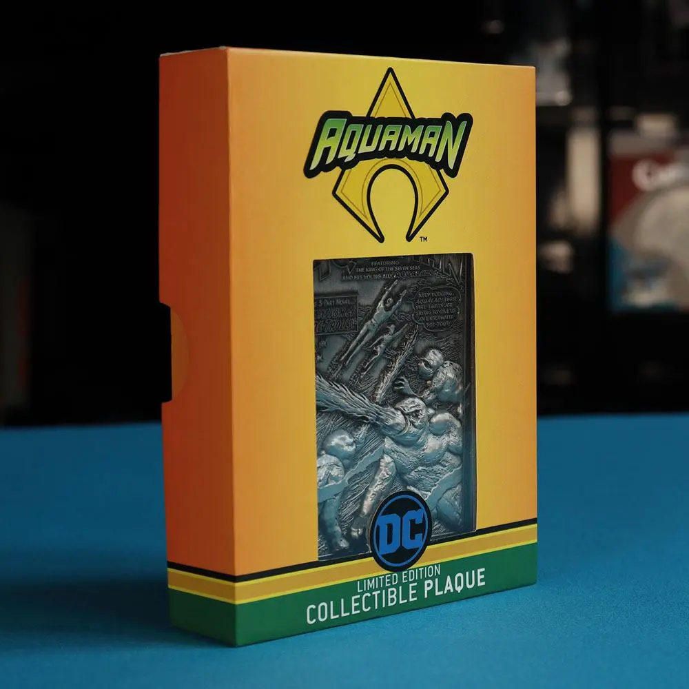 DC Comics Metallbarren Aquaman Limited Edition Produktfoto