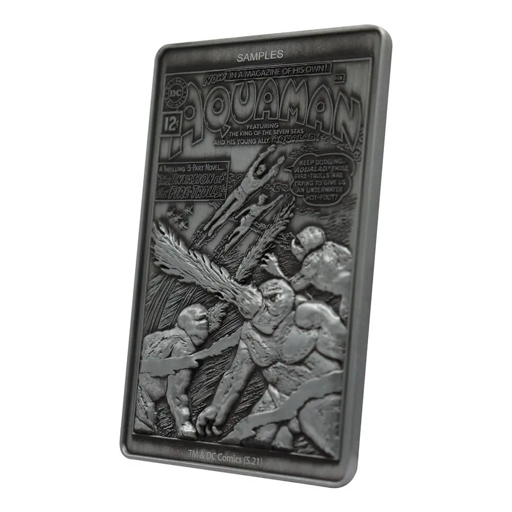 DC Comics Metallbarren Aquaman Limited Edition Produktfoto