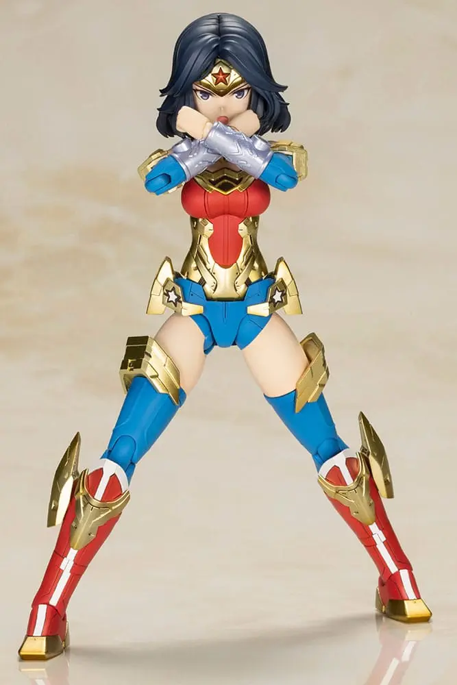 DC Comics Cross Frame Girl Plastic Model Kit Wonder Woman Humikane Shimada Ver. 16 cm Produktfoto