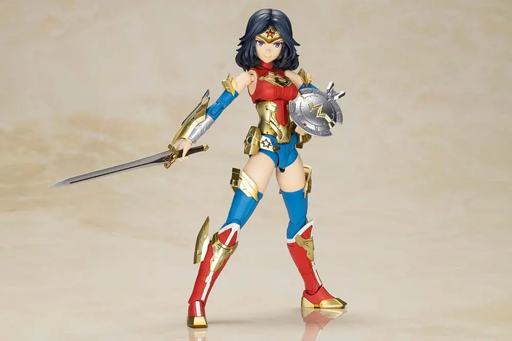DC Comics Cross Frame Girl Plastic Model Kit Wonder Woman Humikane Shimada Ver. 16 cm Produktfoto