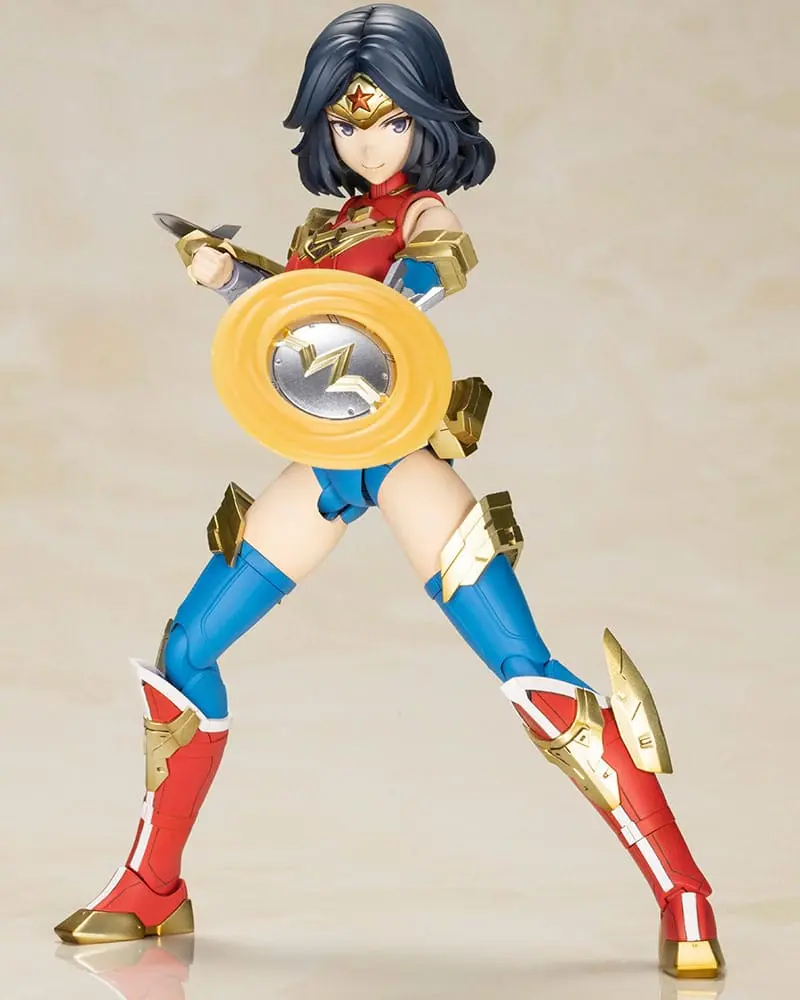 DC Comics Cross Frame Girl Plastic Model Kit Wonder Woman Humikane Shimada Ver. 16 cm Produktfoto