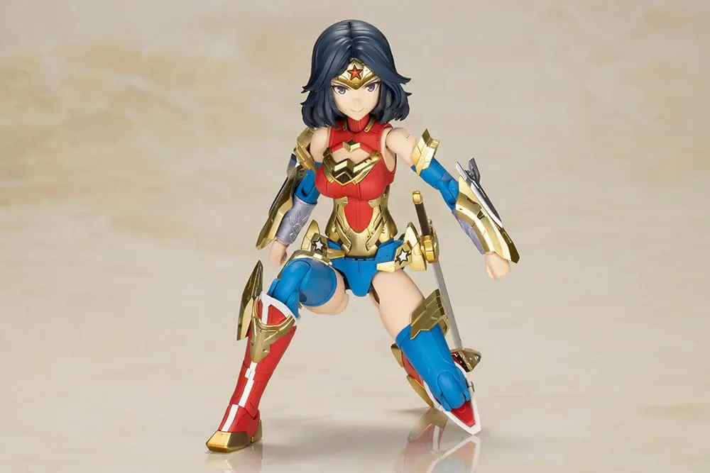 DC Comics Cross Frame Girl Plastic Model Kit Wonder Woman Humikane Shimada Ver. 16 cm Produktfoto