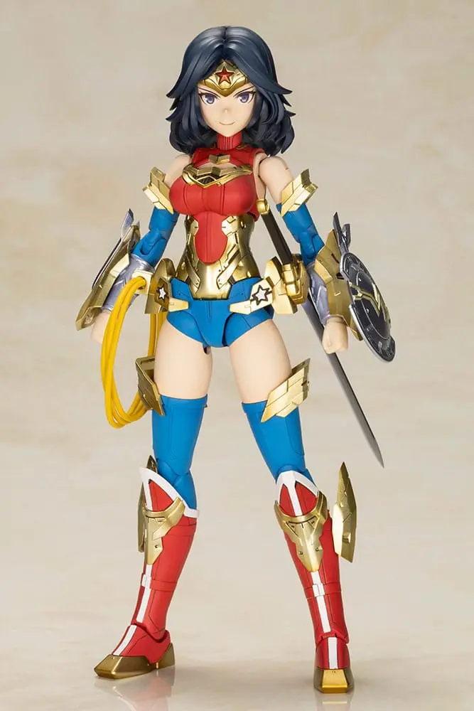 DC Comics Cross Frame Girl Plastic Model Kit Wonder Woman Humikane Shimada Ver. 16 cm Produktfoto