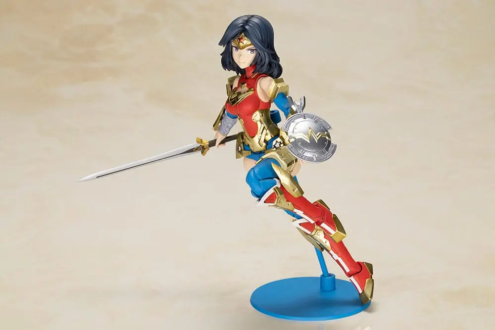 DC Comics Cross Frame Girl Plastic Model Kit Wonder Woman Humikane Shimada Ver. 16 cm Produktfoto