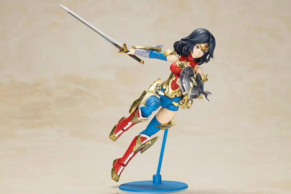 DC Comics Cross Frame Girl Plastic Model Kit Wonder Woman Humikane Shimada Ver. 16 cm Produktfoto