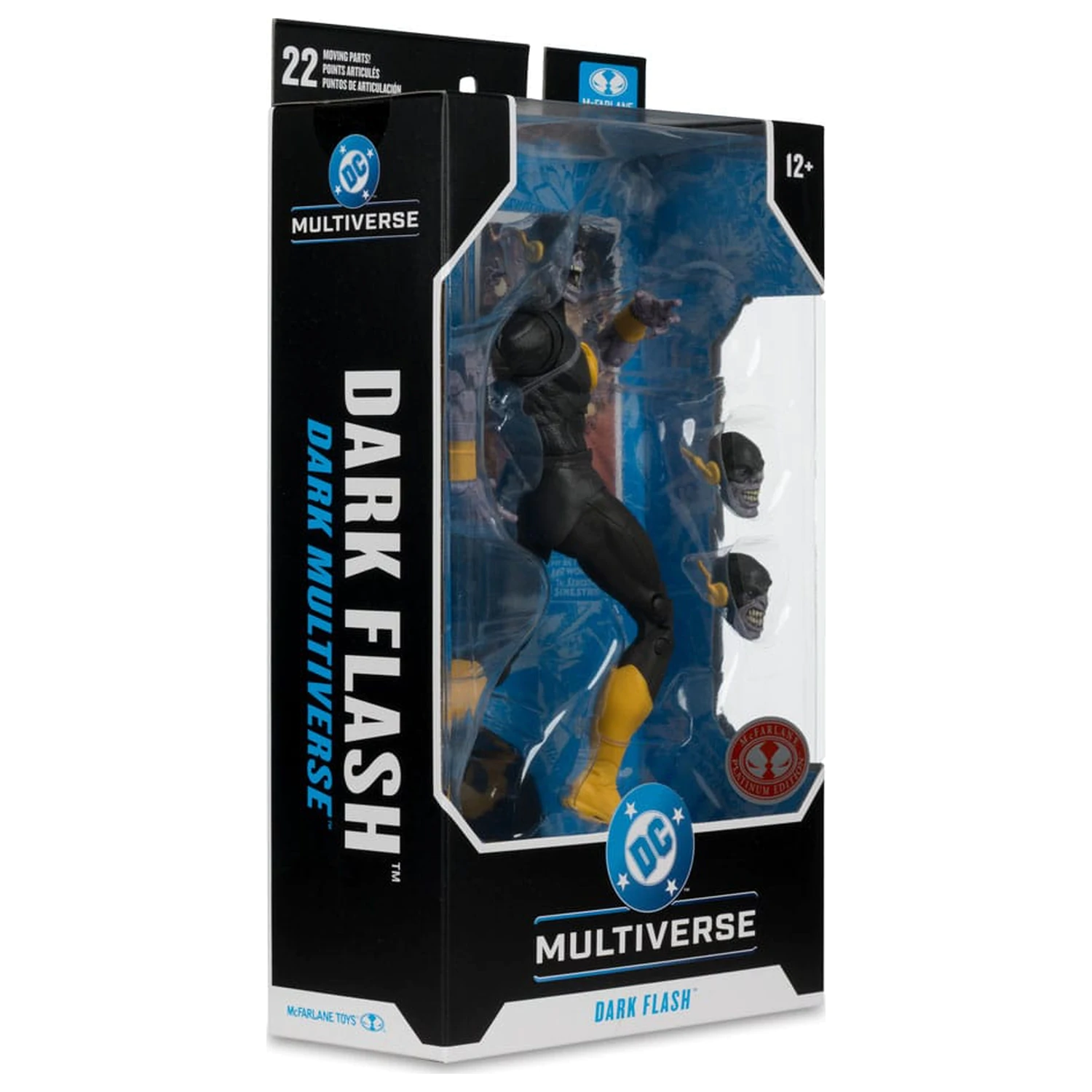 DC Comics DC Multiverse Actionfigur Dark Flash (Dark Mulitverse) (Red Platinum Edition) 18 cm Produktfoto