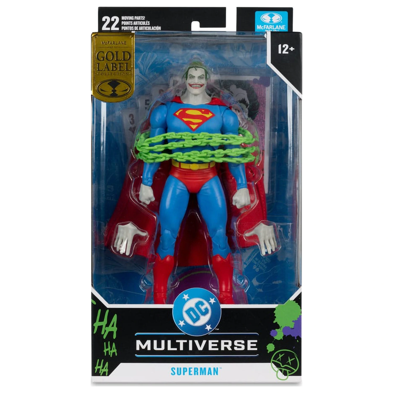 DC Comics DC Multiverse Actionfigur Superman (Superman #9) (Jokerized) (Gold Label) 18 cm Produktfoto