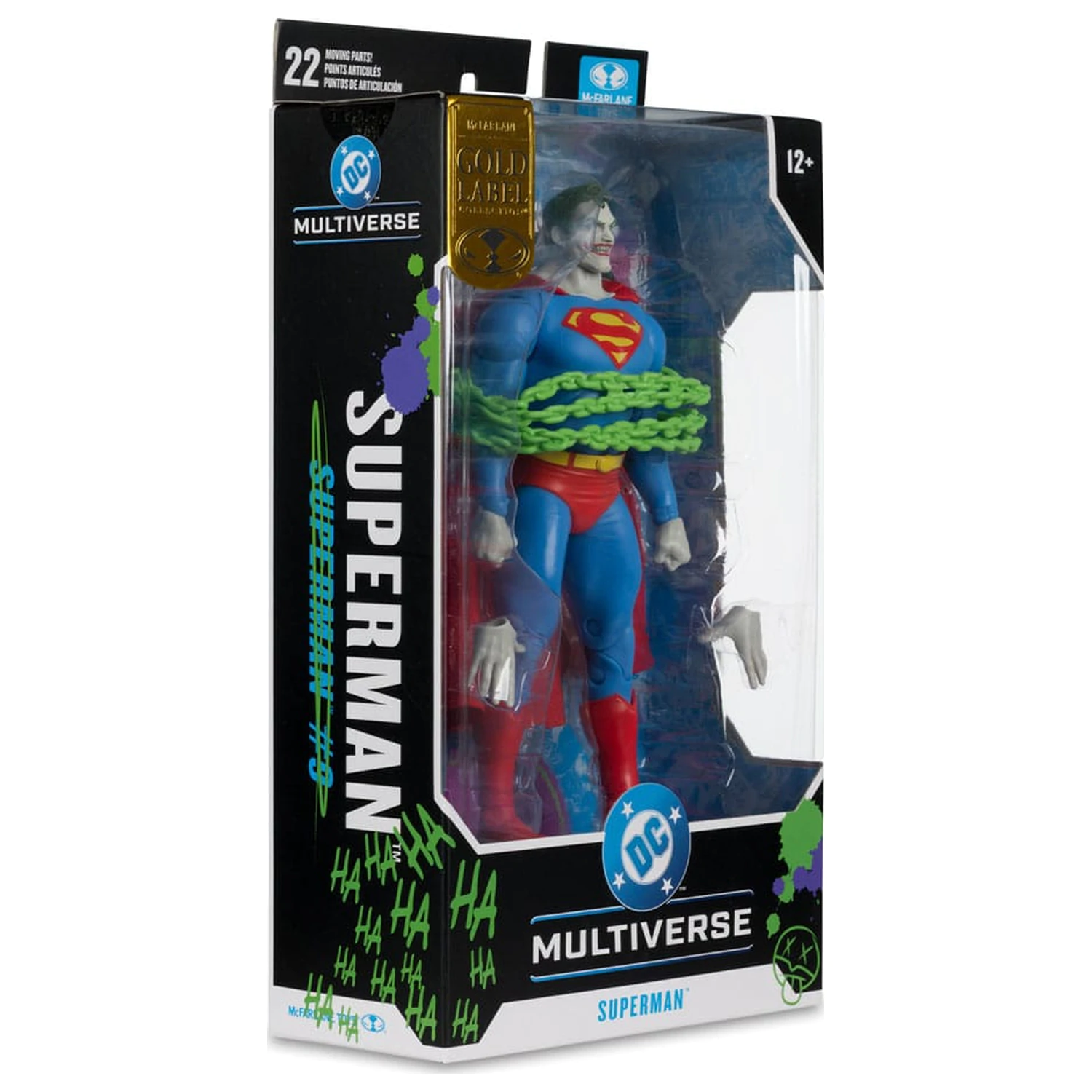 DC Comics DC Multiverse Actionfigur Superman (Superman #9) (Jokerized) (Gold Label) 18 cm Produktfoto
