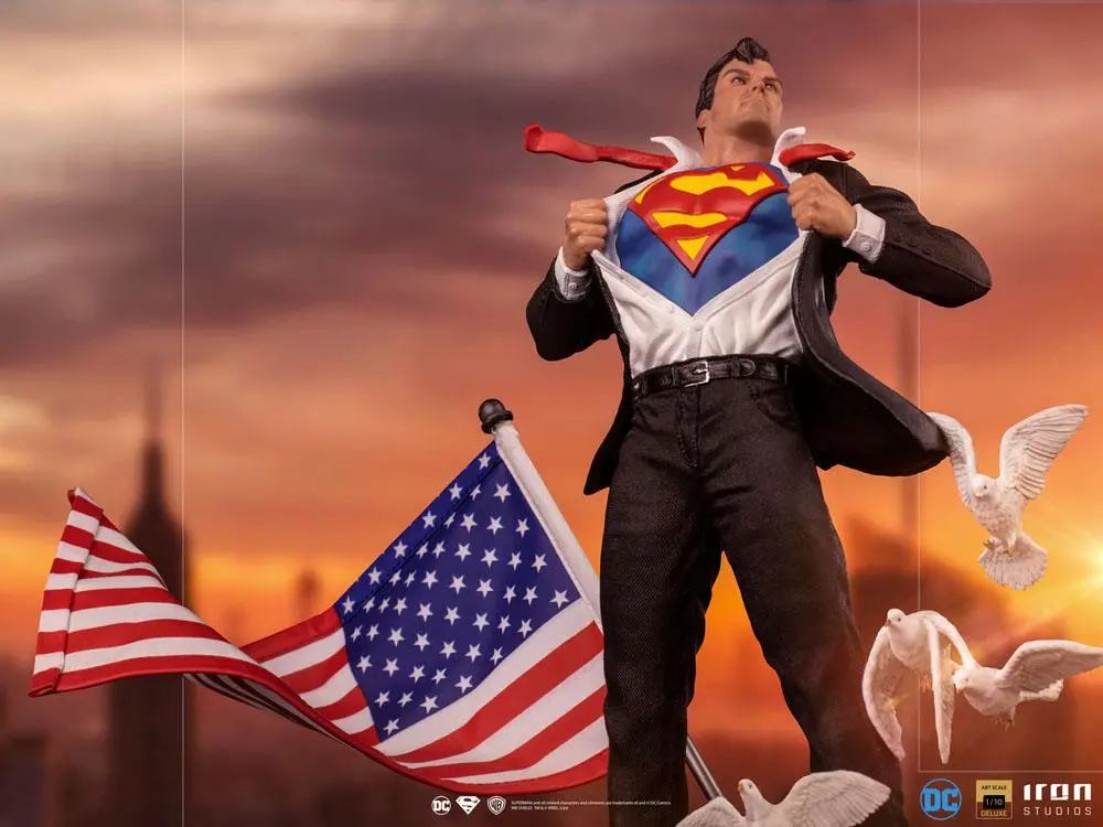 DC Comics Deluxe Art Scale Statue 1/10 Clark Kent 29 cm Produktfoto