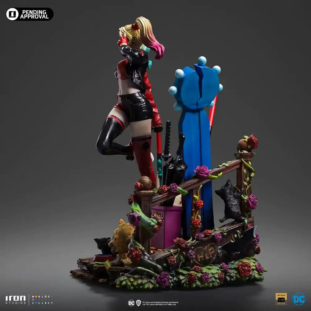 DC Comics Deluxe Art Scale Statue 1/10 Harley Quinn (Gotham City Sirens) 22 cm termékfotó