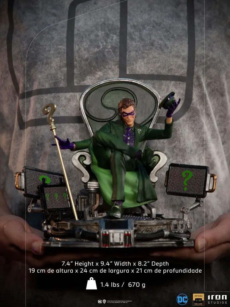 DC Comics Deluxe Art Scale Statue 1/10 The Riddler 24 cm Produktfoto