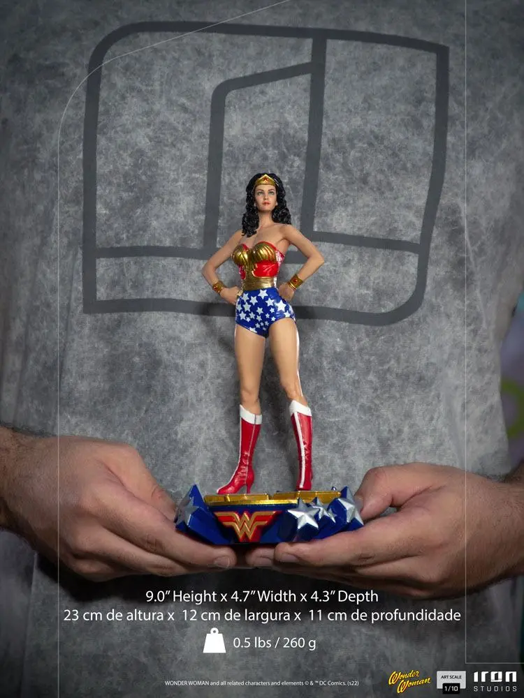 DC Comics Deluxe Art Scale Statue 1/10 Wonder Woman Lynda Carter 23 cm Produktfoto