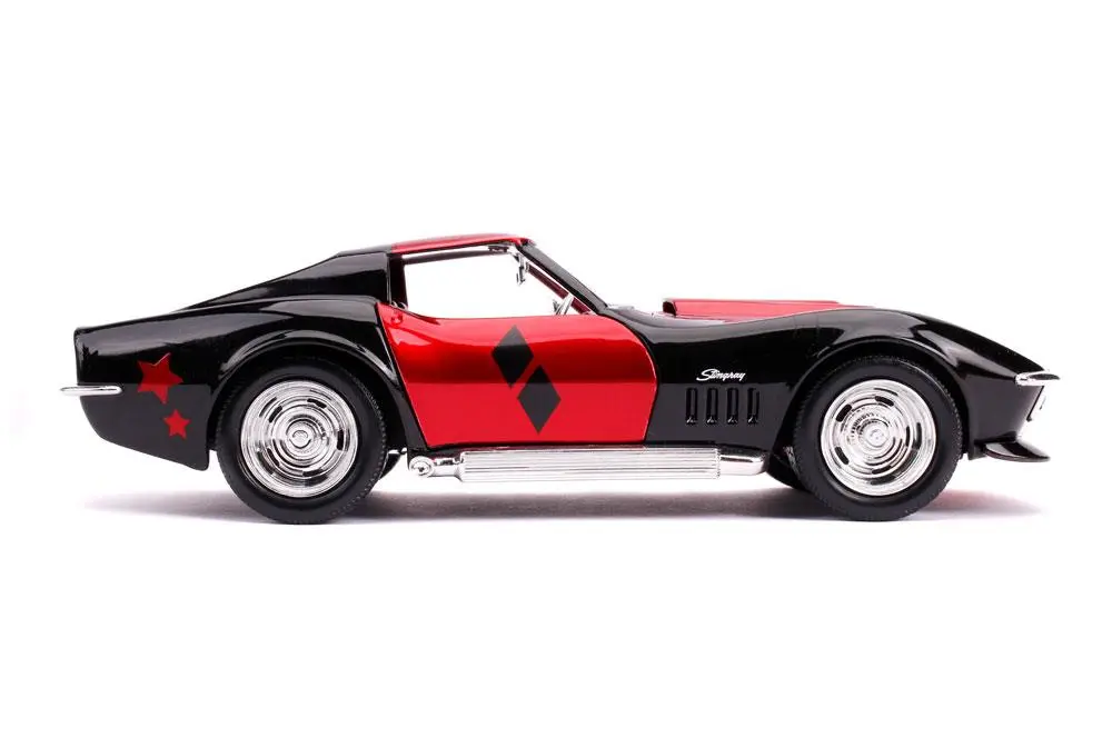 DC Comics Diecast Modell 1/24 1969 Chevy Corvette Stingray mit Figur Produktfoto