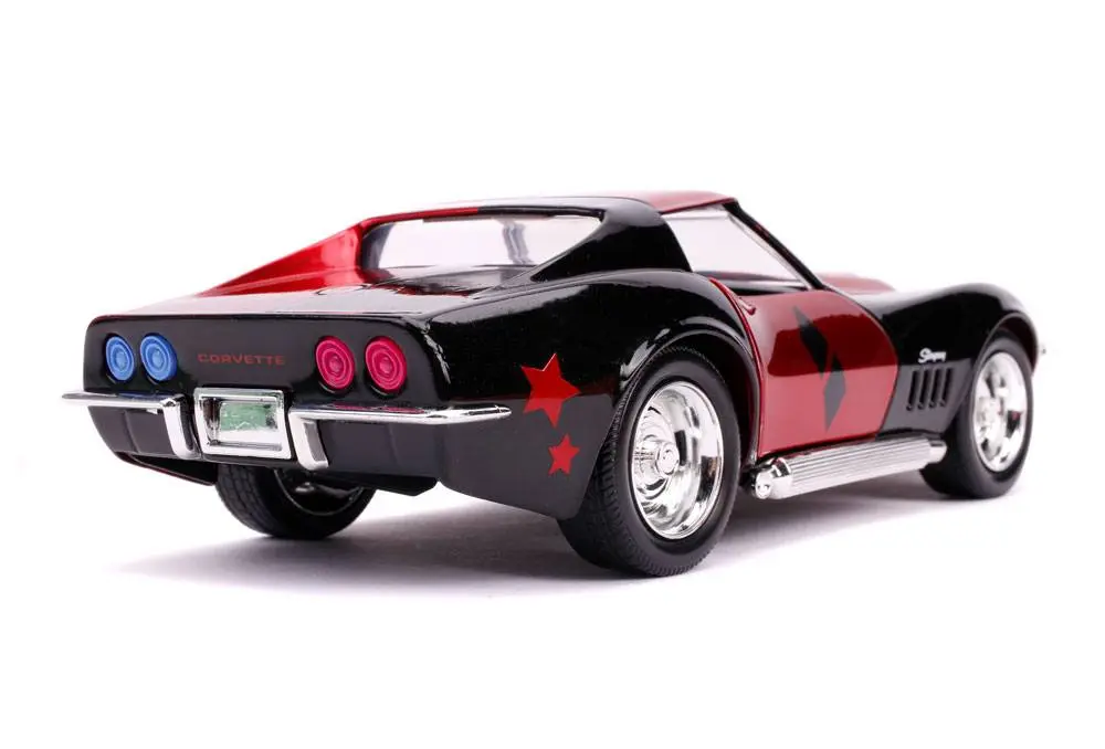DC Comics Diecast Modell 1/24 1969 Chevy Corvette Stingray mit Figur Produktfoto