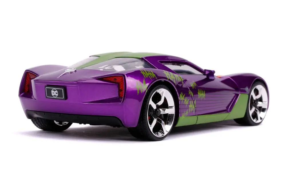 DC Comics Diecast Model 1/24 2009 Chevy Corvette Stingray with Figur Produktfoto