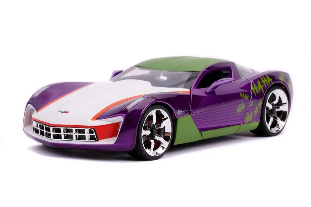 DC Comics Diecast Model 1/24 2009 Chevy Corvette Stingray with Figur Produktfoto