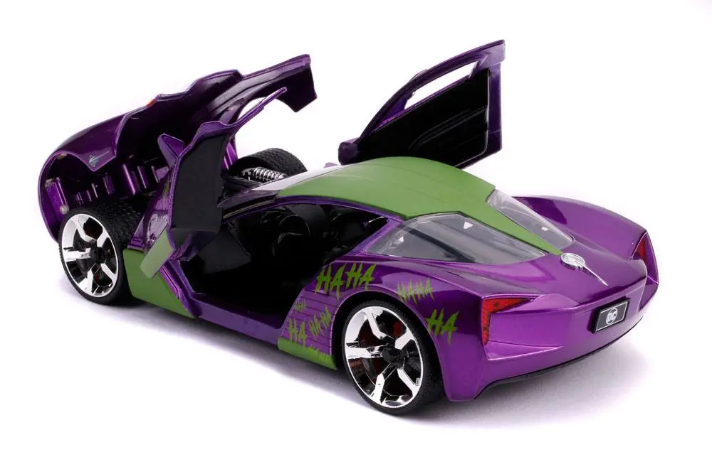 DC Comics Diecast Model 1/24 2009 Chevy Corvette Stingray with Figur Produktfoto
