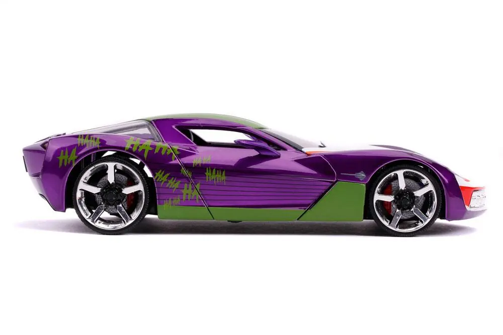 DC Comics Diecast Model 1/24 2009 Chevy Corvette Stingray with Figur Produktfoto