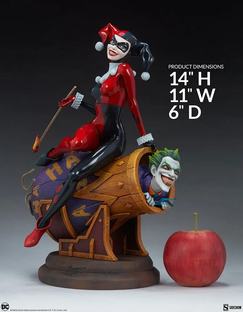 DC Comics Diorama Harley Quinn and The Joker 35 cm Produktfoto
