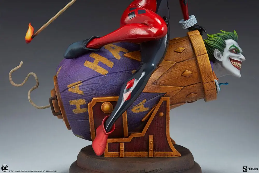 DC Comics Diorama Harley Quinn and The Joker 35 cm Produktfoto