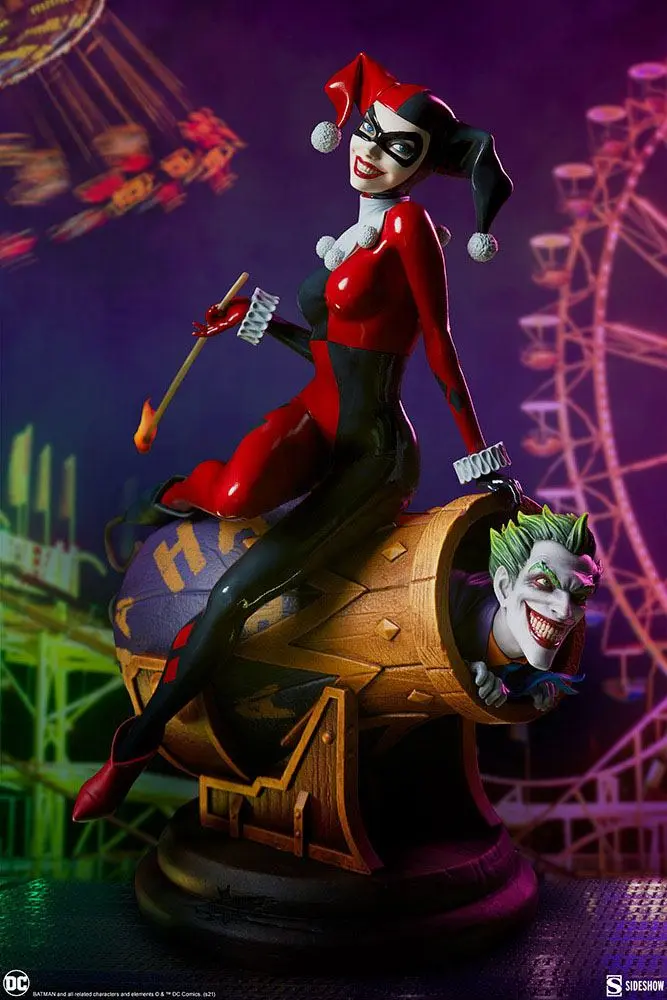 DC Comics Diorama Harley Quinn and The Joker 35 cm Produktfoto