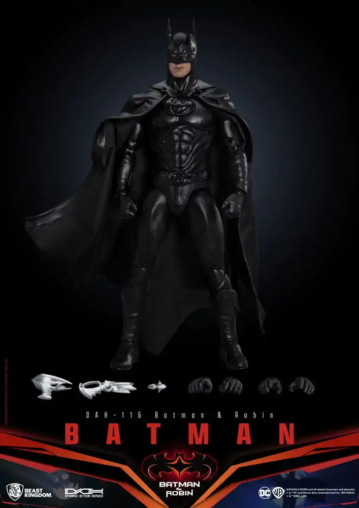 DC Comics Dynamic 8ction Heroes Actionfigur 1/9 Batman (Batman & Robin) 21 cm termékfotó