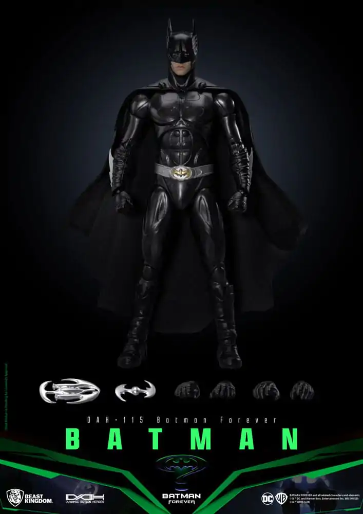 DC Comics Dynamic 8ction Heroes Actionfigur 1/9 Batman (Batman Forever) 21 cm termékfotó