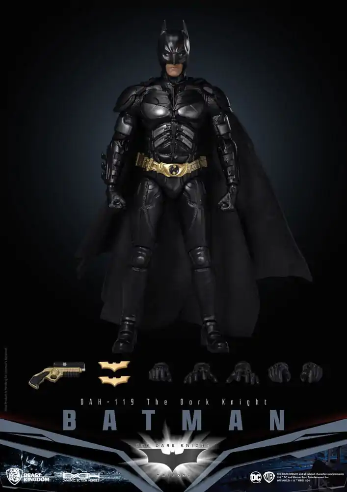 DC Comics Dynamic 8ction Heroes Actionfigur 1/9 Batman (The Dark Knight) 21 cm termékfotó