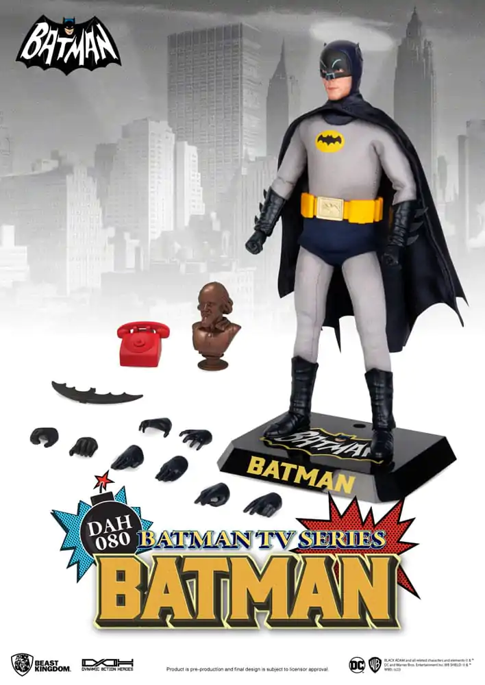 DC Comics Dynamic 8ction Heroes Actionfigur 1/9 Batman TV Series Batman 24 cm Produktfoto