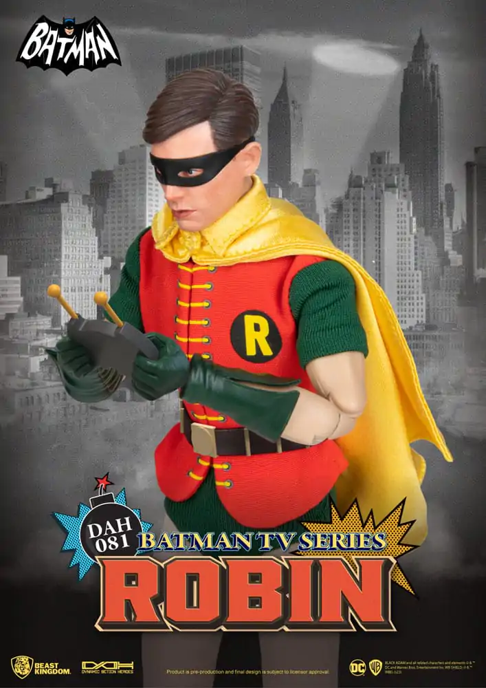 DC Comics Dynamic 8ction Heroes Actionfigur 1/9 Batman TV Series Robin 24 cm termékfotó