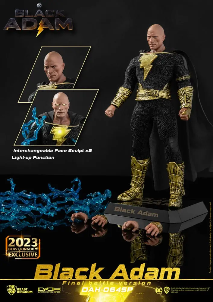 DC Comics Dynamic 8ction Heroes Actionfigur 1/9 Black Adam Final Battle Version 18 cm Produktfoto