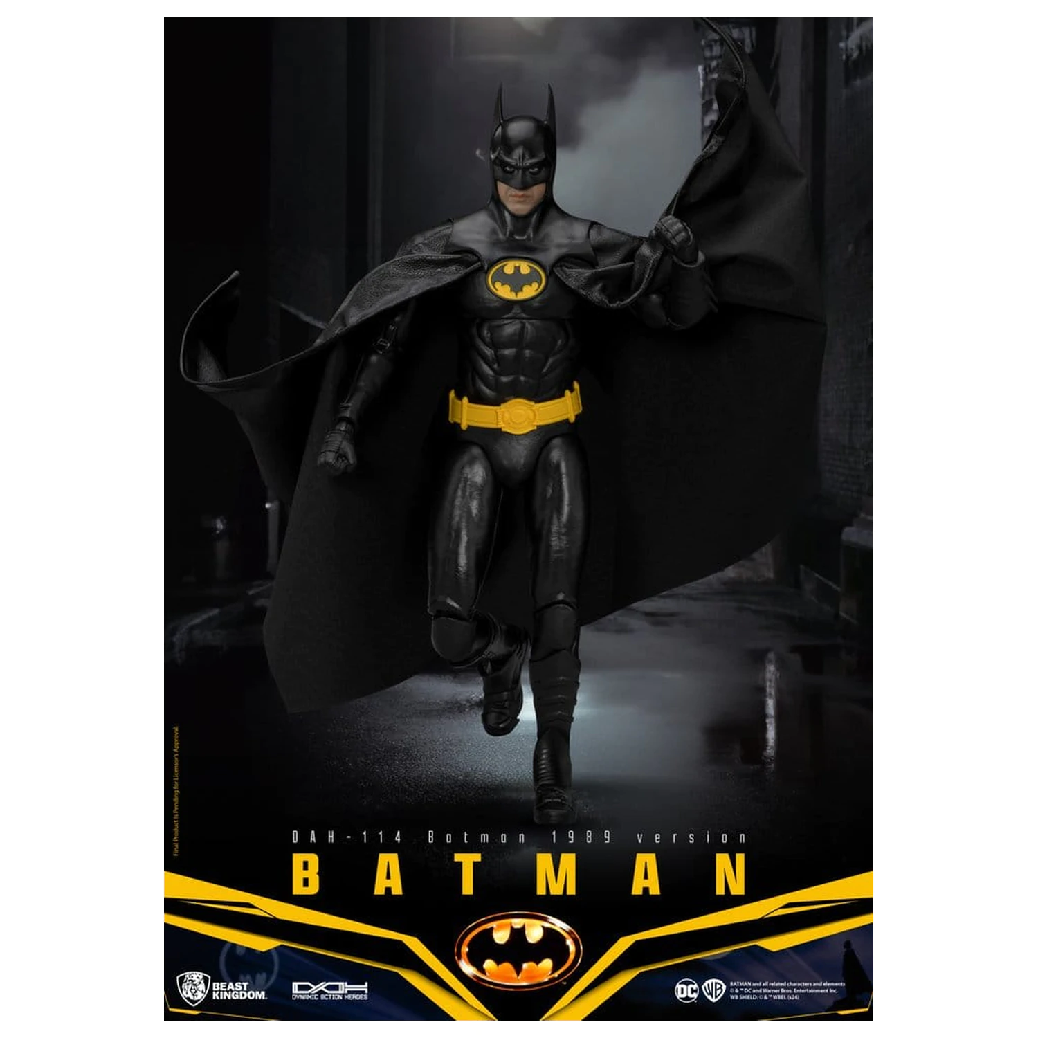 DC Comics Dynamic 8ction Heroes Actionfigur Batman 1989 Standard Version 21 cm Produktfoto