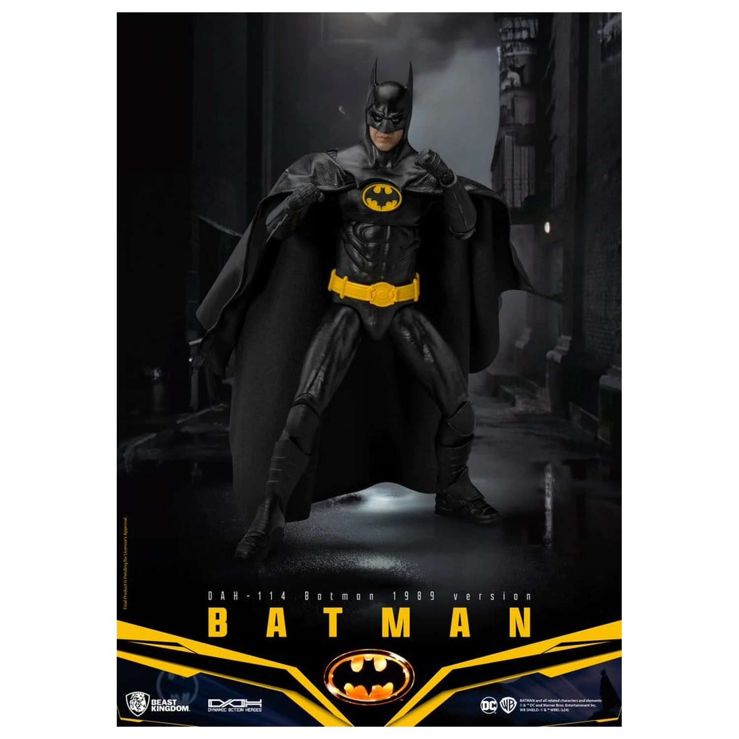 DC Comics Dynamic 8ction Heroes Actionfigur Batman 1989 Standard Version 21 cm Produktfoto