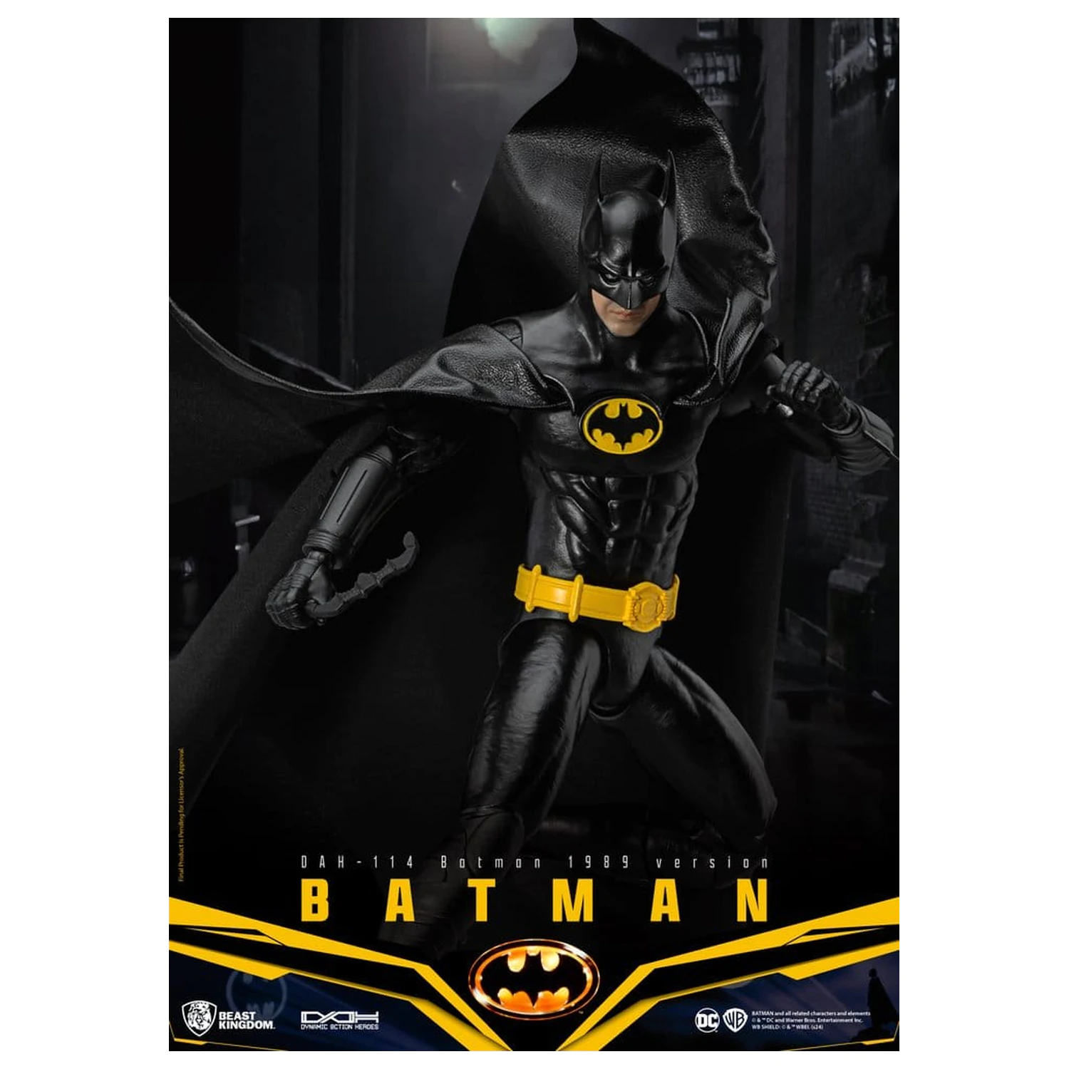 DC Comics Dynamic 8ction Heroes Actionfigur Batman 1989 Standard Version 21 cm Produktfoto