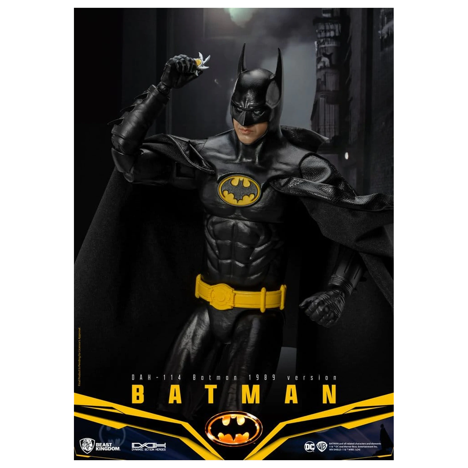 DC Comics Dynamic 8ction Heroes Actionfigur Batman 1989 Standard Version 21 cm Produktfoto