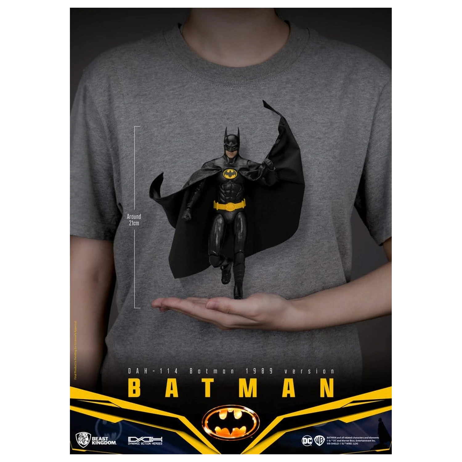 DC Comics Dynamic 8ction Heroes Actionfigur Batman 1989 Standard Version 21 cm Produktfoto