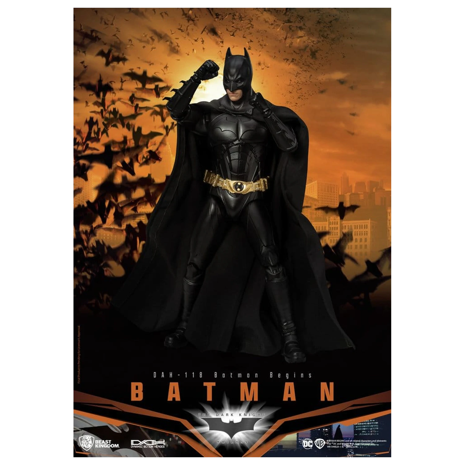 DC Comics Dynamic 8ction Heroes Actionfigur Batman (Batman Begins) 21 cm Produktfoto
