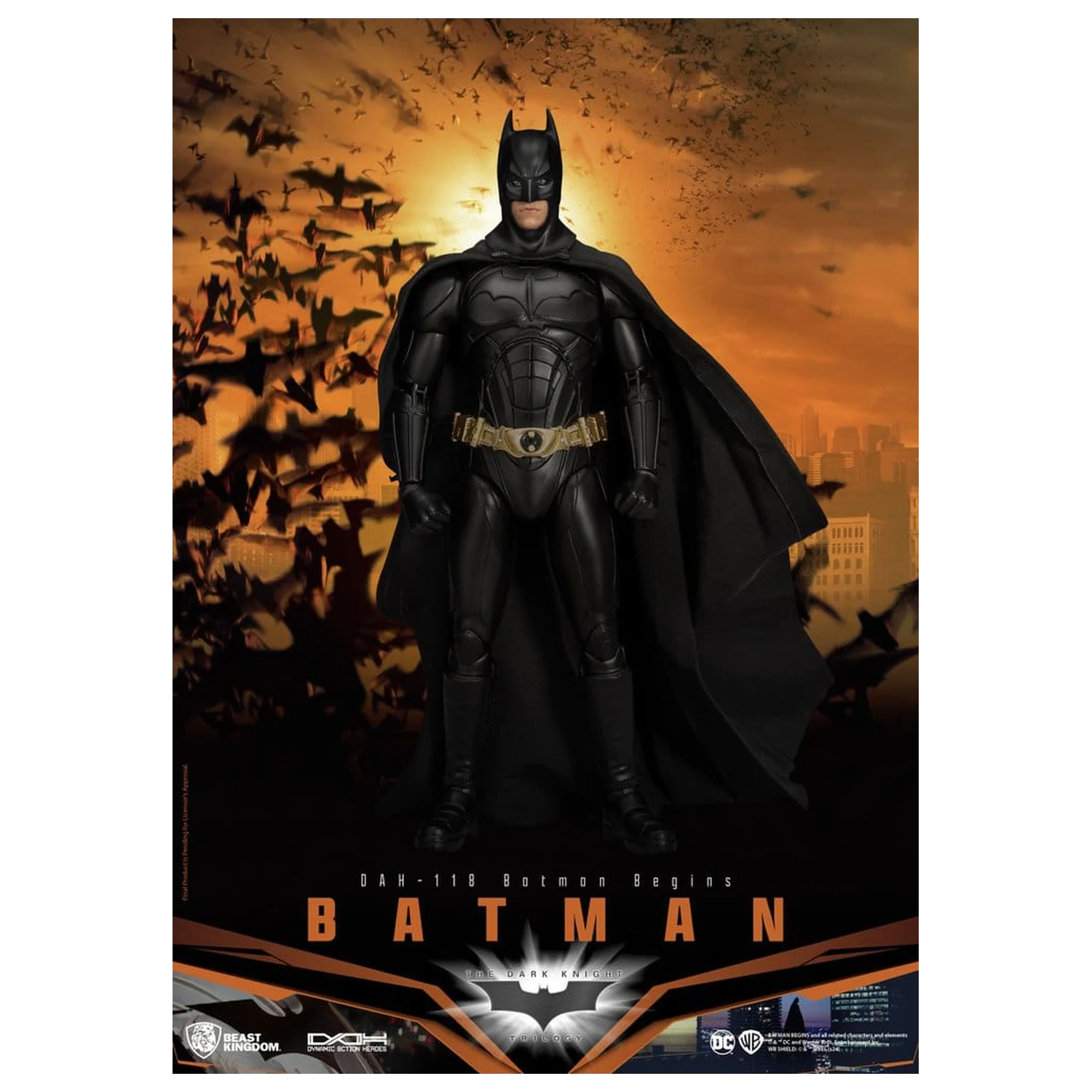DC Comics Dynamic 8ction Heroes Actionfigur Batman (Batman Begins) 21 cm Produktfoto