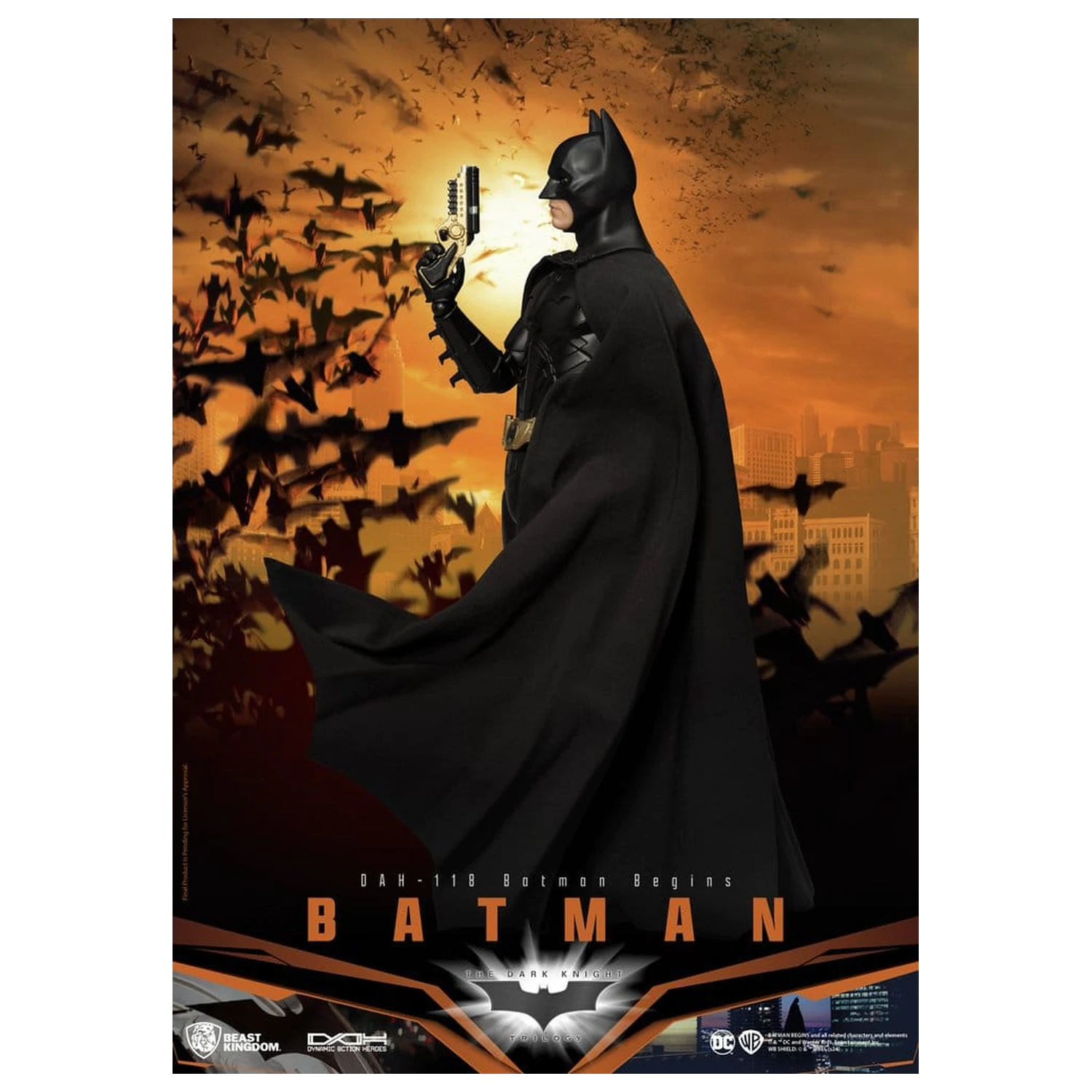 DC Comics Dynamic 8ction Heroes Actionfigur Batman (Batman Begins) 21 cm Produktfoto