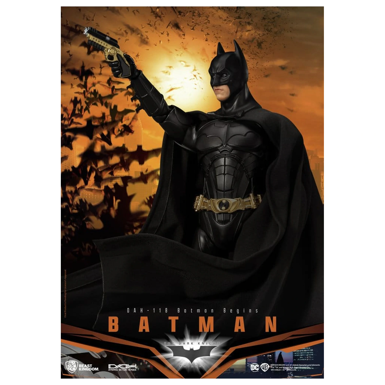 DC Comics Dynamic 8ction Heroes Actionfigur Batman (Batman Begins) 21 cm Produktfoto