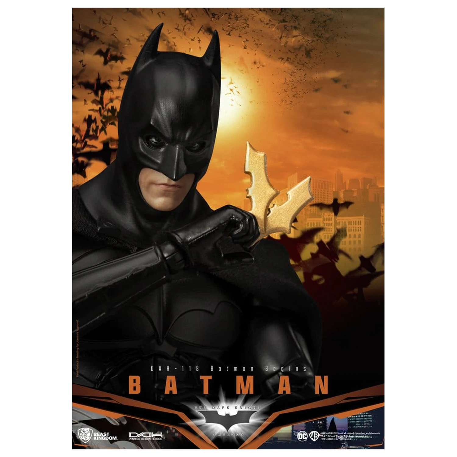 DC Comics Dynamic 8ction Heroes Actionfigur Batman (Batman Begins) 21 cm Produktfoto