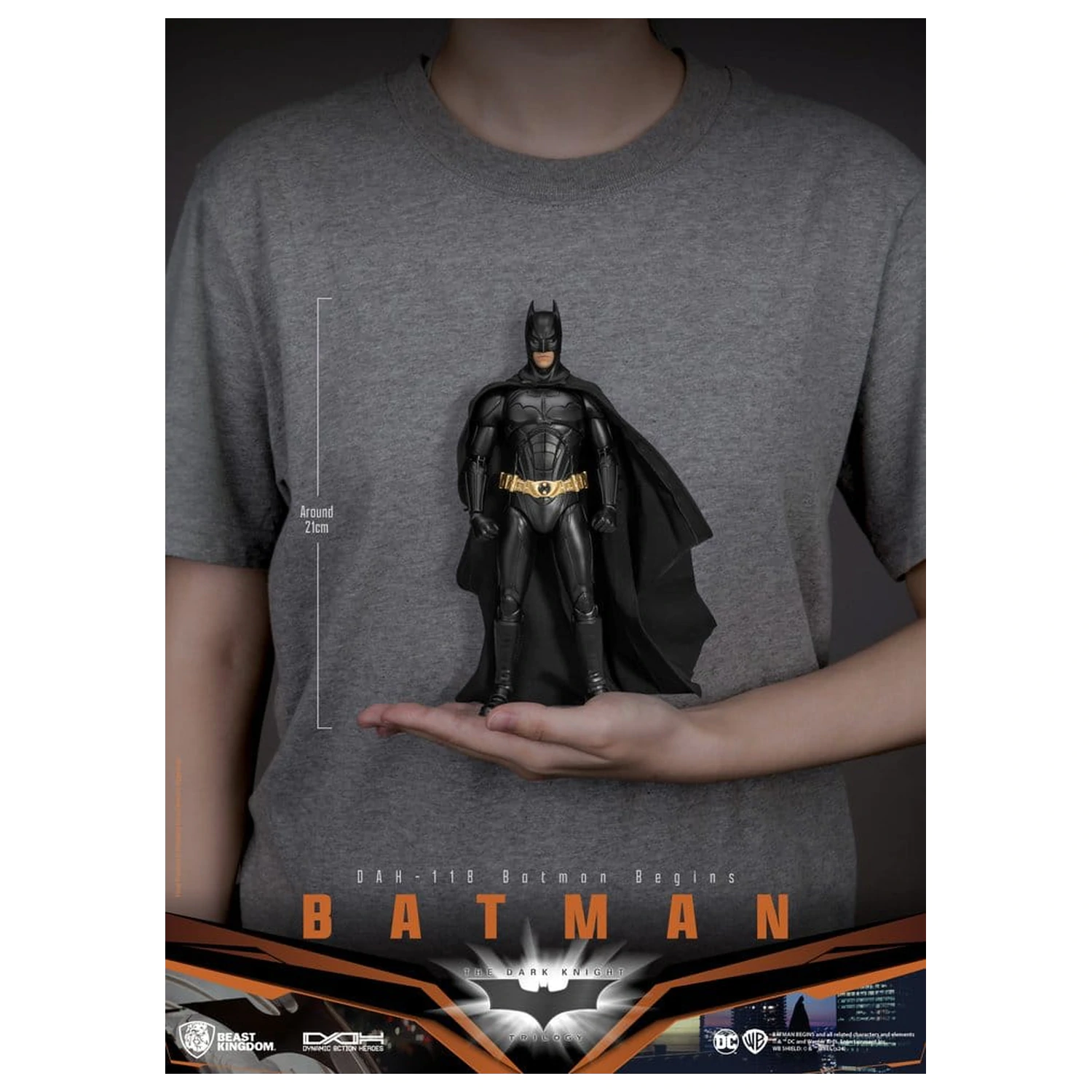 DC Comics Dynamic 8ction Heroes Actionfigur Batman (Batman Begins) 21 cm Produktfoto