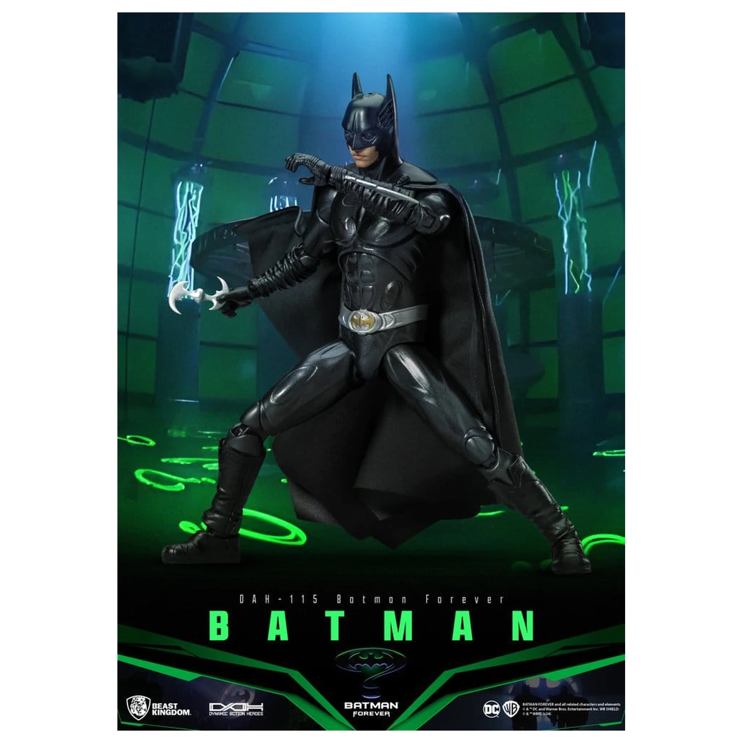 DC Comics Dynamic 8ction Heroes Action Figur Batman (Batman Forever) 21 cm Produktfoto