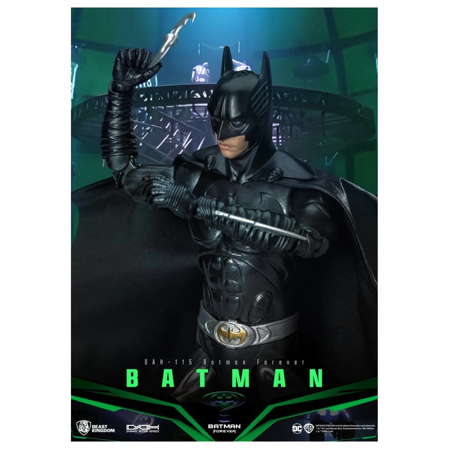 DC Comics Dynamic 8ction Heroes Action Figur Batman (Batman Forever) 21 cm Produktfoto